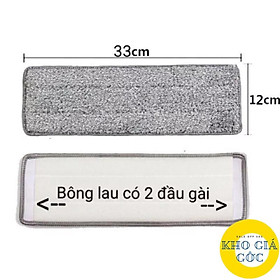 Mua Bông lau nhà thay thế Bông lau miếng lau nhà thay thế cho cây lau nhà tự vắt SIZE 12x32cm Kho Giá Gốc