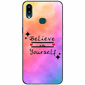 Ốp lưng dành cho Samsung A10s mẫu Believe Your Self