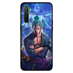 Ốp Lưng in cho Realme 5 Pro / Realme Q Mẫu Zoro Nền Xanh - Hàng Chính Hãng