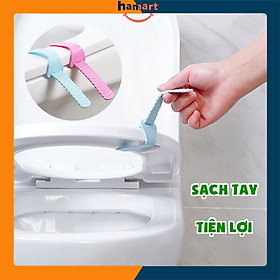Mua Dây Đai Silicone Cao Su Nhấc Mở Nắp Bồn Cầu Toilet Tiện Lợi Sạch Tay Cho Cả Nhà