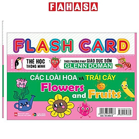 Flash Card - Thẻ Học Thông Minh Theo Phương Pháp Giáo Dục Sớm Glenn Doman - Các Loài Hoa Và Trái Cây - Flowers And Fruits - Glenn Doman