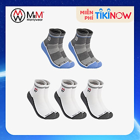 Combo 5 Đôi Tất Vớ Nam Thể Thao Cổ Dài Mix Màu Thương Hiệu MRM FASHION