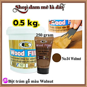 keo che khuyết điểm, vết xướt gỗ, màu Walnut, màu gỗ óc chó Bosny Thái Lan