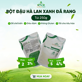 Bột đậu Hà lan xanh đã rang Canada 250g