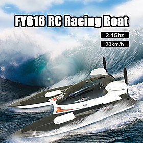 Mô hình du thuyền điều khiển từ xa FY616 RC 2.4G tốc độ cao 20km/h