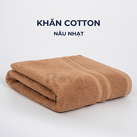 Mua Khăn Tắm Gội Đầu Lau Mặt ROYAL TOWEL Dùng Cho Gia Đình Spa Khách Sạn 100% Cotton Thấm Hút Không Ra Màu