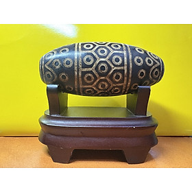 Mua Hạt Dzi cỡ lớn 11x5cm  hình bầu dục  108 mắt.