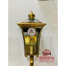 Đèn treo tường, đèn treo bằng đồng gắn tường bằng Đồng nguyên chất DGT 1005 + Tặng kèm bóng Led