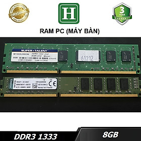 Mua Ram PC 8GB DDR3 bus 1333 (10600U) ram cho máy bàn  desktop