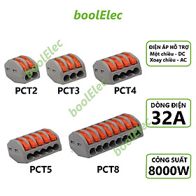 Đầu Nối Dây Điện, Cút Nối Dây Điện, Cút Nối Dây Điện Nhanh Chịu Tải 8000W Dòng Điện 32A