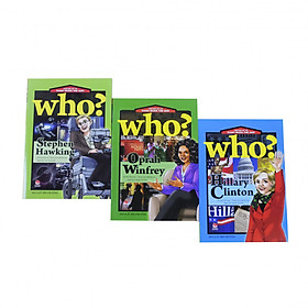Hình ảnh Bộ 3 cuốn - Danh nhân thế giới - Hillary Clinton, Stephen Hawking, Oprah Winfrey