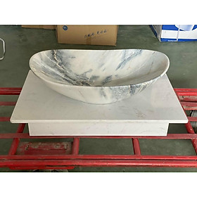 LAVABO HÌNH THỎI VÂN ĐÁ