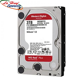 Hình ảnh Ổ cứng HDD WD Red Plus 3TB 3.5 inch SATA III - WD30EFZX - Hàng Chính Hãng