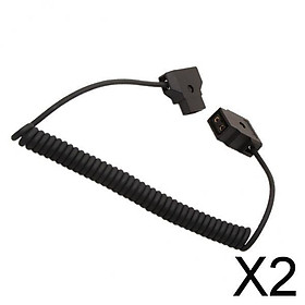 2xD TAP DTAP Extension Cable for LED Light V Mount Anton Bauer Battery 1 Meter