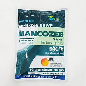 Thuốc trừ bệnh MANCOZEB xanh, An-K-Zeb đặc trị nấm bệnh phổ rộng KLT: 1KG