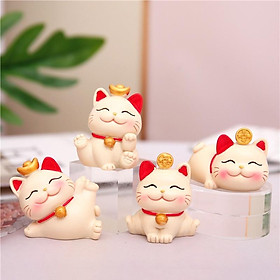 Mua BÁN LẺ 1 MÈO THẦN TÀI SỨ TRANG TRÍ Ô TÔ DECOR BÀN HỌC BÀN LÀM VIỆC(SỨ SJ0001)