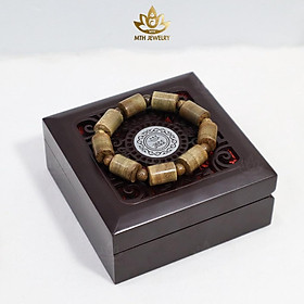 Vòng Tay Trầm Hương Trụ Trúc Size 12mm Trầm Tốc Việt Trầm Hương Tự Nhiên - Mùi Dịu Nhẹ