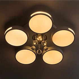 Đèn ốp trần Led CIRCLE hiện đại 3 màu ánh sáng có điều khiển từ xa dùng cho trang trí nhà cửa, quán cafe...