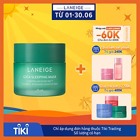 Mặt Nạ Ngủ Phục Hồi Và Nuôi Dưỡng Da Phiên Bản Cải Tiến LANEIGE Cica Sleeping Mask EX 25ml