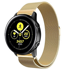 Dây Đồng Hồ 20mm Thép Lưới Nam Châm Cho Đồng Hồ Samsung Galaxy Watch Active 2, Active, Galaxy Watch 42mm