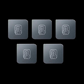 Combo 5 Miếng Dán Chữ U Đa Năng Treo Ổ Điện, Treo Hộp Giấy