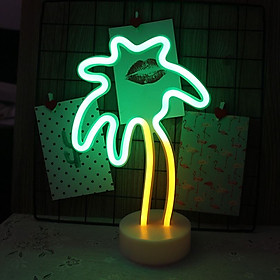 Mua Đèn Led NEON Trang Trí Phòng Ngủ  Đèn Decor Bàn Làm Việc  Sử Dụng Kép Với USB Hoặc Pin  Đèn Livestream