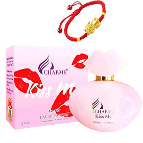 Nước Hoa Nữ Charme Kiss Me 50ml, Tặng Vòng Tay May Mắn