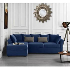 Sofa xuất khẩu Juno Sofa phòng khách 240x140 cm màu xanh dương