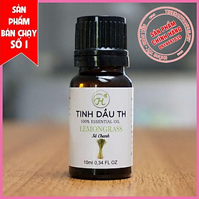 Tinh dầu sả chanh TH 10ml nguyên chất 100% xuất xứ Việt Nam, chưng cất thủ công, có giấy kiểm định