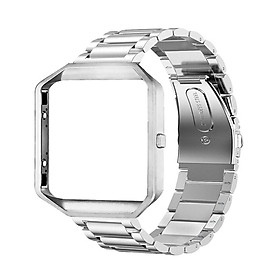 Stainless Steel Wrist Band Classic Bracelet Elegant Strap Frame for Fitbit Blaze Smart Watch