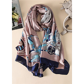 Khăn Choàng Cổ Lụa Hàng Châu Thời Trang- KLHC8901 (90 x 180cm)