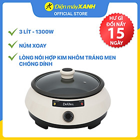 Mua Nồi lẩu điện Delites NL001 3 lít - Hàng chính hãng