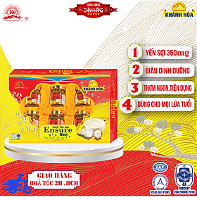 Yến không đường cho người ăn kiêng Ensure Nest 350mg - YẾN SÀO KHÁNH HOÀ TÚI XÁCH 6 hủ