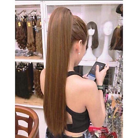  Tóc giả ngoặm thẳng cao cấp chịu nhiệt- hình thật