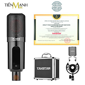 Micro Takstar PC-K850 Mic Thu Âm Condenser Livestream Phòng Thu Studio PC K850 Microphone PCK850 Hàng Chính Hãng
