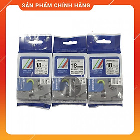 Mua  Combo 3 hộp  Nhãn In đa lớp Tz2-m941 - Đen nền bạc 18mm x 8m - Hàng nhập khẩu