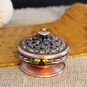 Mua Lư xông trầm hoa văn Tây Tạng TX05