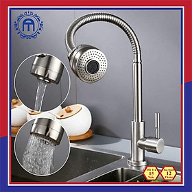 Mua Vòi rửa chén  vòi rửa bát lò xo inox 304