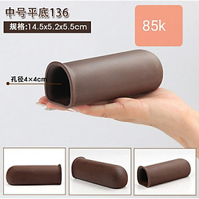 Ống gốm thủy sinh màu nâu- hang pleco- Phụ kiện trang trí hồ tôm, tép, cá cảnh