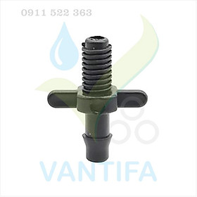Khởi thủy ống 6 mm, 1 đầu ren 1 đầu gài MÀU ĐEN