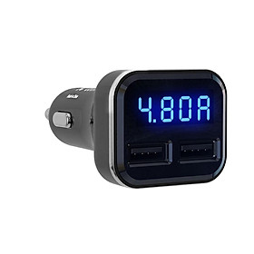 4.8A Intelligent Voltage Current Detection Dual USB Fast Car Charger Adapter