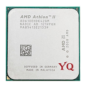 Bộ xử lý CPU lõi tứ AMD Athlon II X4 610e 2,4 GHz AD610EHDK42GM Ổ cắm AM3