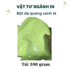 Mua 100 gram Bột dạ quang xanh lá dùng trong đời sống  sản xuất công nghiệp