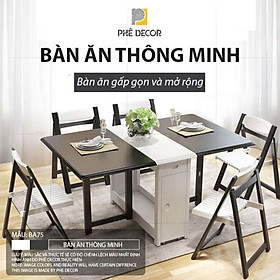 Mua BÀN ĂN THÔNG MINH - BA75- ghế