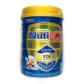 Sữa Nuti IQ Gold 3 900g- Phát triển não bộ và thị giác