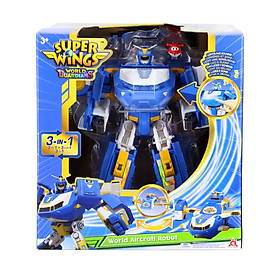 Đồ Chơi SUPERWINGS Căn Cứ Di Chuyển Trên Không Biến Hình Thành Robot Khổng