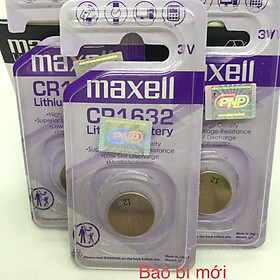 Vỉ 1 Viên Pin 3V MAXELL CR1632 Nhập Khẩu Nhật Bản 