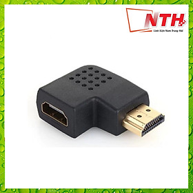 Đầu nối dây HDMI cong 270 độ - Đầu nối HDMi 2 đầu âm dương - DH01 - NTH