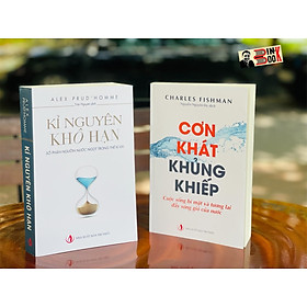 Hình ảnh sách (Combo 2 cuốn) CƠN KHÁT KHỦNG KHIẾP - Charles Fishman, KỈ NGUYÊN KHÔ HẠN – Alex Prud’homme - NXB Tri Thức (Bìa mềm)