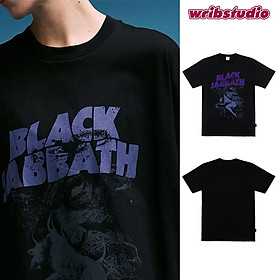 Áo thun đen basic black sabbath streetwear cool ngầu wrib hot trend 2022